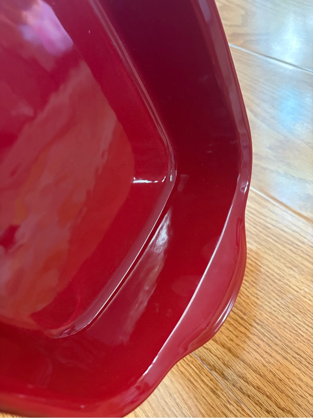 Emily Henry Red Ceramic Rectangular Baking Dish - Picture 11 of 12